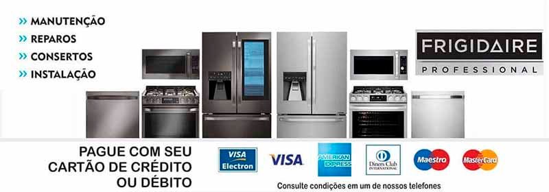 Agendamento tecnico Frigidaire de eletrodomésticos
